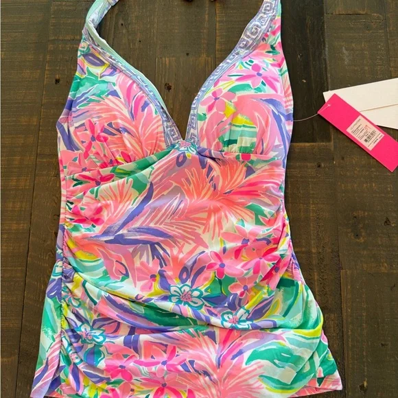 Lilly Pulitzer Bliss halter tank top size 4 nwt - Picture 7 of 7